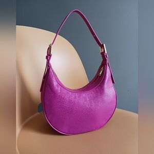 COS Crescent  fuchsia Pink Shoulder Bag